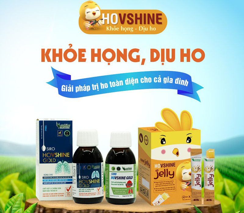 hovshine hỗ trợ trị ho, bổ phế